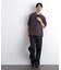 WEB限定／スキッパーテックニットポロシャツ／半袖