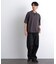 WEB限定／スキッパーテックニットポロシャツ／半袖