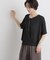 エステルワイドリブ半袖カーディガン&タンクアンサンブルセット(セットアップ可)