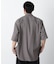ストライプクレープシャツ半袖