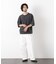 ケミカル加工袖線切替えTシャツ