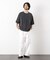 ケミカル加工袖線切替えTシャツ