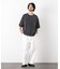 ケミカル加工袖線切替えTシャツ