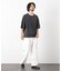 ケミカル加工袖線切替えTシャツ