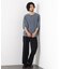ケミカル加工袖線切替えTシャツ
