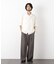 ポリエステルウィーブ ワイドパンツ