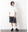 ヘリンボンジャガードTシャツ 半袖