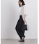 ボートネックシアーワイドニット