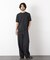 「モダンコンフォート」ヘリンボン クルーネックTシャツ 半袖