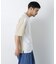 2トーンシルケット切り替えTシャツ 半袖