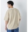 2トーンシルケット切り替えTシャツ 半袖
