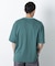 2トーンシルケット切り替えTシャツ 半袖