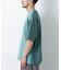 2トーンシルケット切り替えTシャツ 半袖
