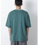 2トーンシルケット切り替えTシャツ 半袖