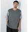 スムース布帛ドッキングTシャツ 半袖