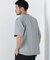 スムース布帛ドッキングTシャツ 半袖