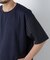 スムース布帛ドッキングTシャツ 半袖