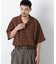 シースルーチェックシャツ 半袖