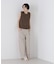 リネンライクワンタックセンタープレスパンツ(セットアップ可)
