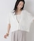SUMMER VEIL KNIT ジップカーディガン