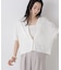 SUMMER VEIL KNIT ジップカーディガン