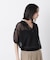 メッシュポロニットトップス