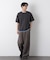 リブスムースTシャツ 半袖