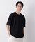 リンクスジャガードリーフ柄Tシャツ