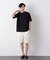 リンクスジャガードリーフ柄Tシャツ