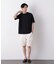 リンクスジャガードリーフ柄Tシャツ