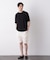 リンクスジャガードリーフ柄Tシャツ