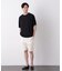 リンクスジャガードリーフ柄Tシャツ