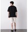 リンクスジャガードリーフ柄Tシャツ