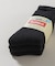 Healthknit／シンカーBLACK無地SOX 3足set