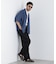 NewOnTrousers ウォッシュサテンWide テーパー