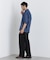 NewOnTrousers ウォッシュサテンWide テーパー
