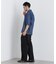 NewOnTrousers ウォッシュサテンWide テーパー