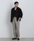 NewOnTrousers ウォッシュサテンWide テーパー