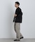 NewOnTrousers ウォッシュサテンWide テーパー