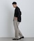 NewOnTrousers ウォッシュサテンWide テーパー