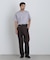 NewOnTrousers ウォッシュサテンWide テーパー