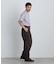 NewOnTrousers ウォッシュサテンWide テーパー