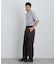 NewOnTrousers ウォッシュサテンWide テーパー