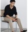 NewOnTrousers フェードサテンSlim テーパー