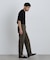 NewOnTrousers フェードサテンSlim テーパー
