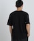 切替チェックニットTシャツ 半袖
