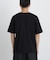 切替チェックニットTシャツ 半袖
