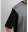 切替チェックニットTシャツ 半袖