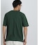 切替チェックニットTシャツ 半袖