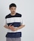 ニットコンビボーダーTシャツ 半袖